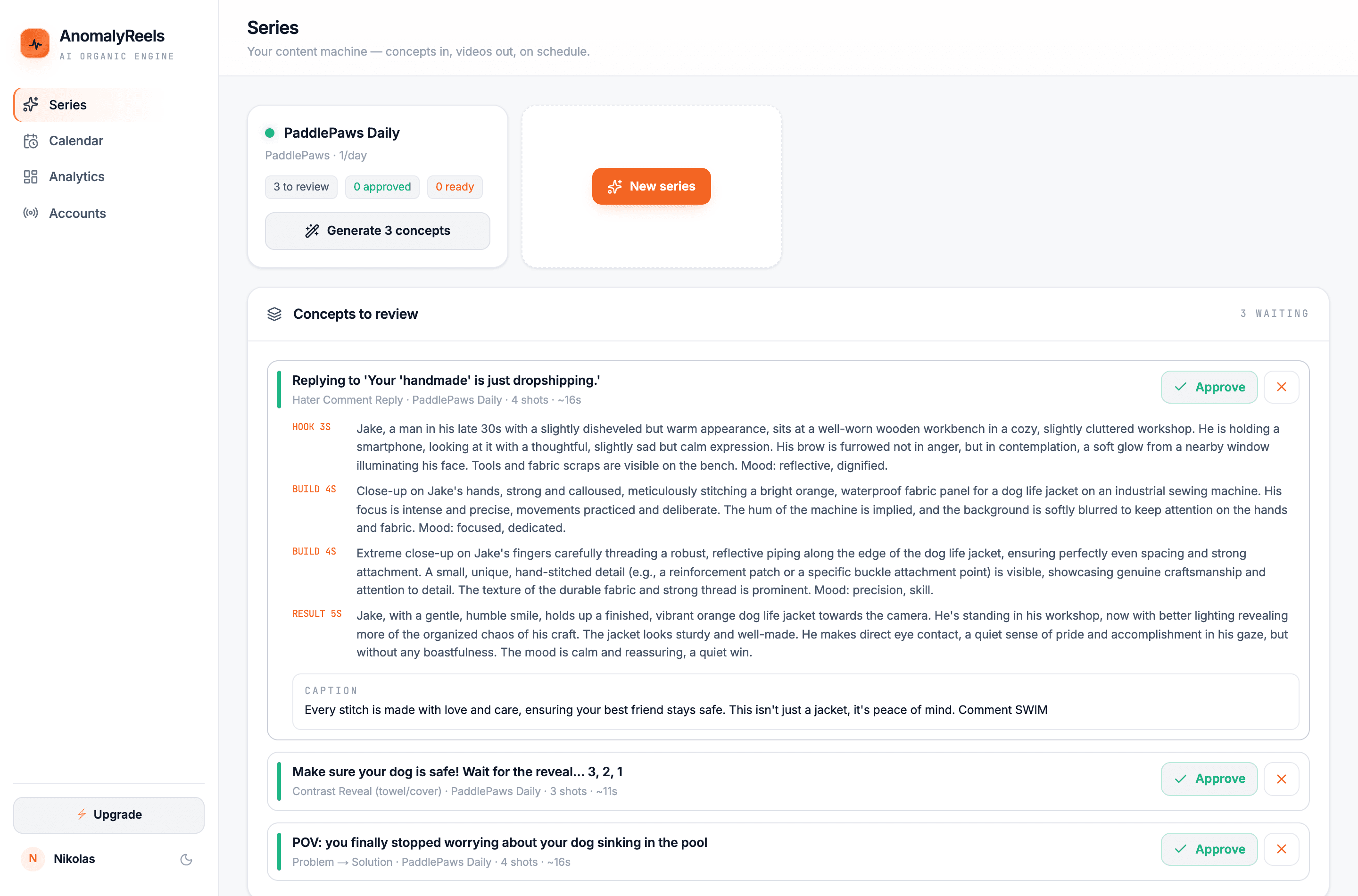 AnomalyReels app